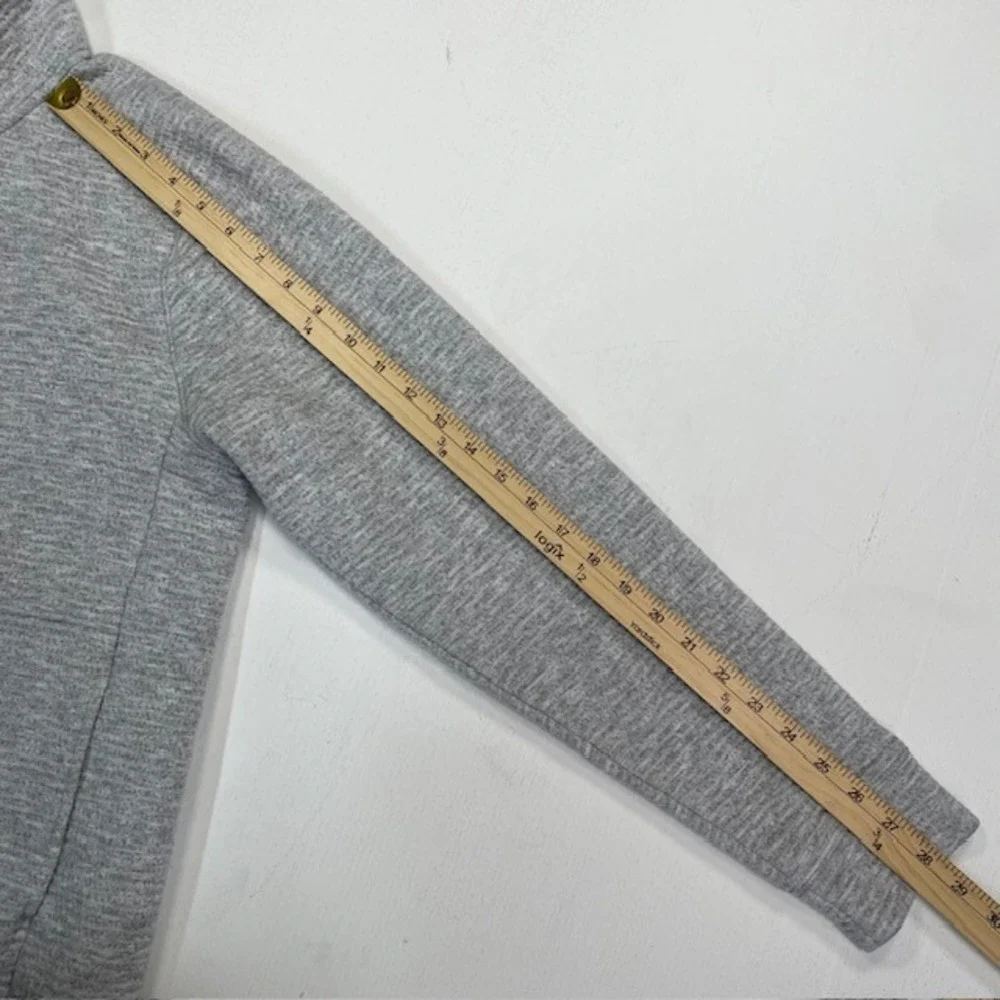 VRST Mens Quarter Zip Pullover Light Grey Heather Mock Neck Size M RN104141